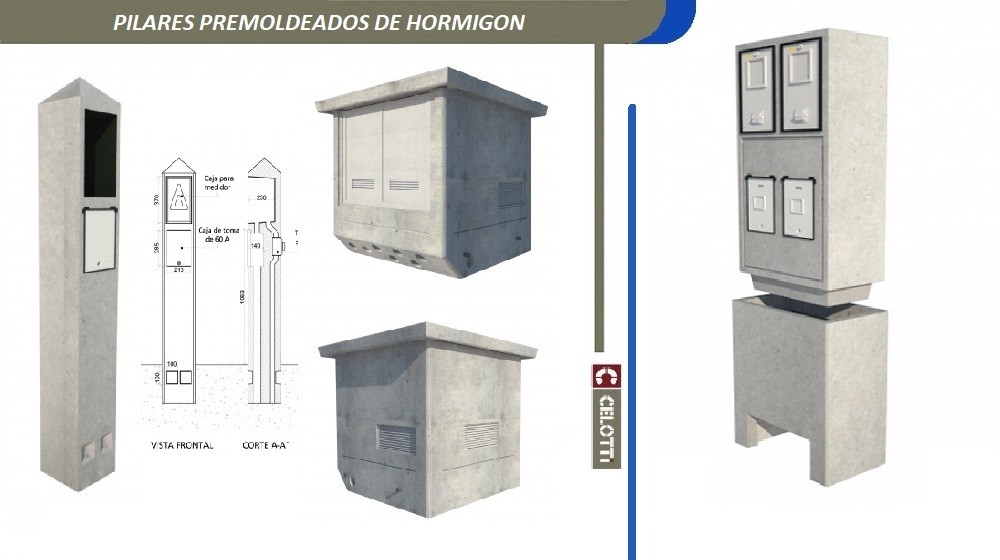 PILARES PRE-MOLDEADOS DE HORMIGON